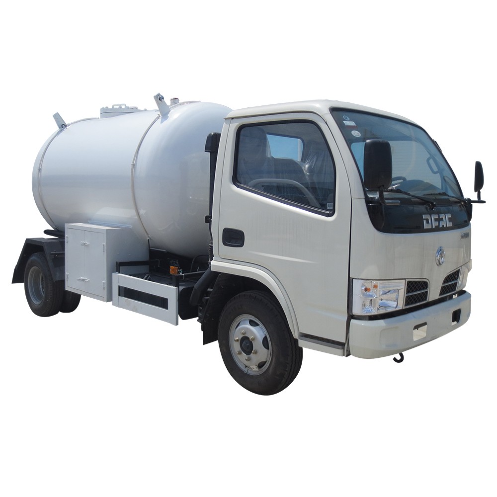 Dongfeng 6 바퀴 5000 리터 Lpg 탱커 트럭