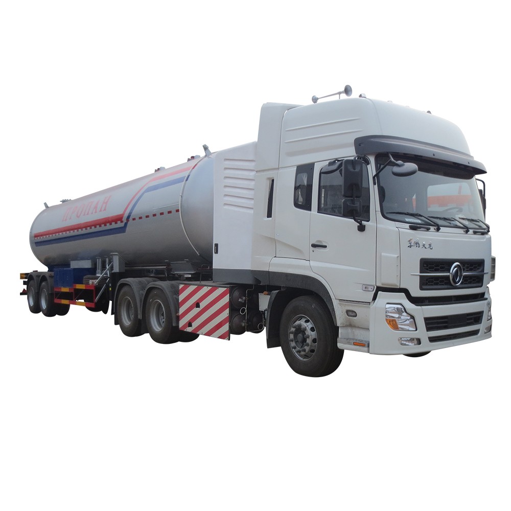 2 차축 40.5 Cbm 17 Ton Lpg 탱커 세미 트레일러