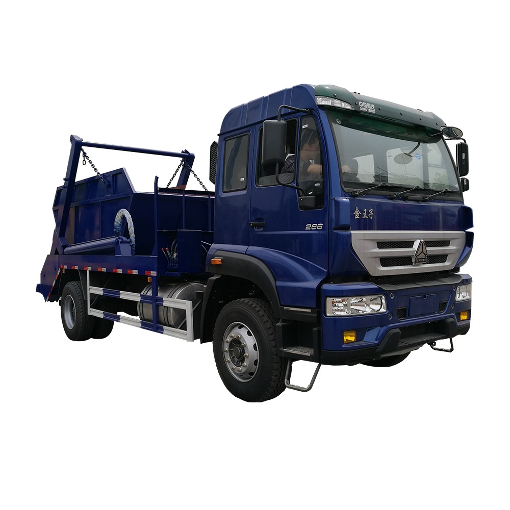 Sinotruk 10 Cbm 유압 리프터 쓰레기 트럭