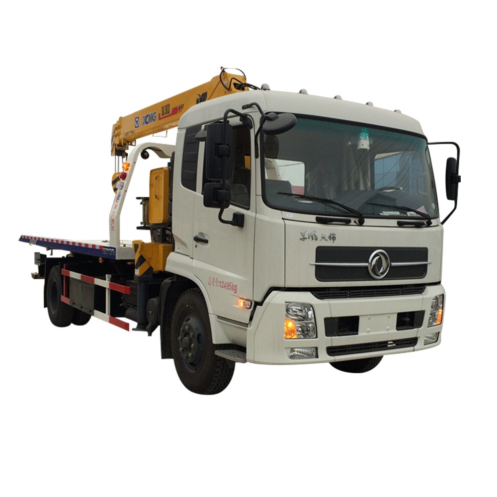 Dongfeng 5 톤 크레인 구조 차 견인 장비